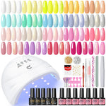 Set de vernis gel PEACECOLOR avec lampe UV LED - ManiMagique